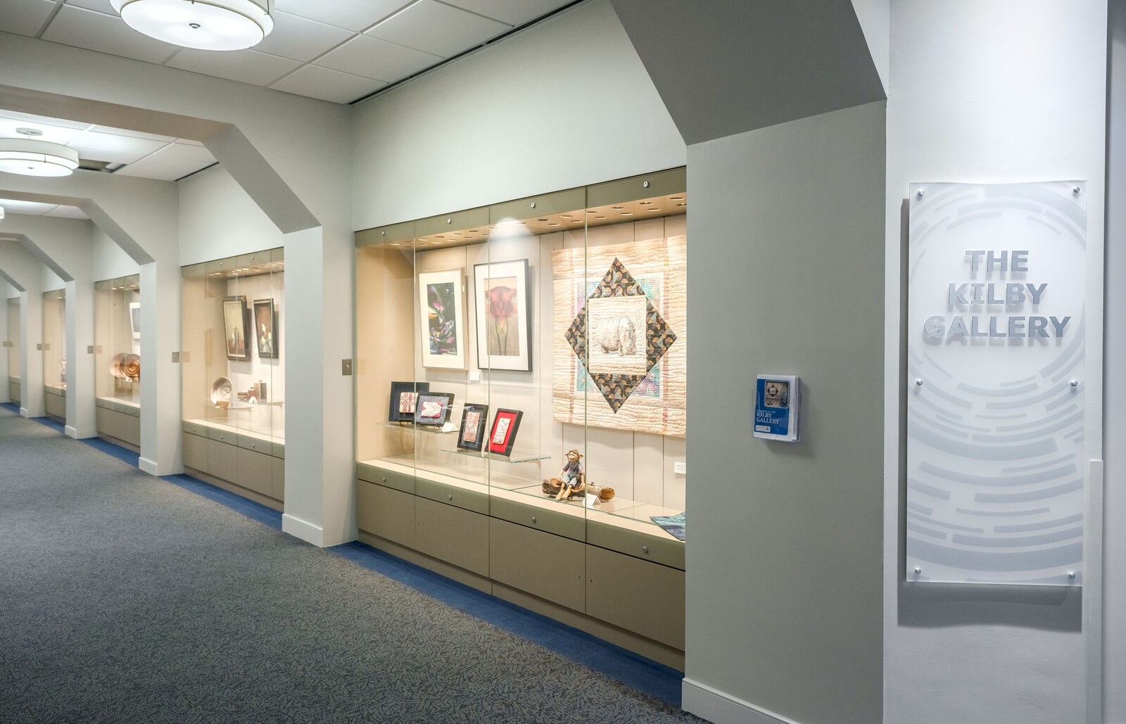 A wide shot of The Kilby Art Gallery